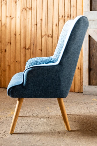 Krēsls NITTA , zils/ koka
