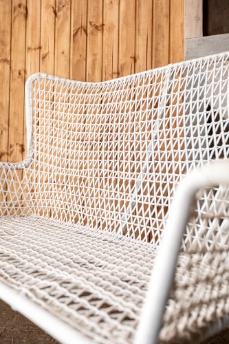 Dārza sofa HOGA, balta