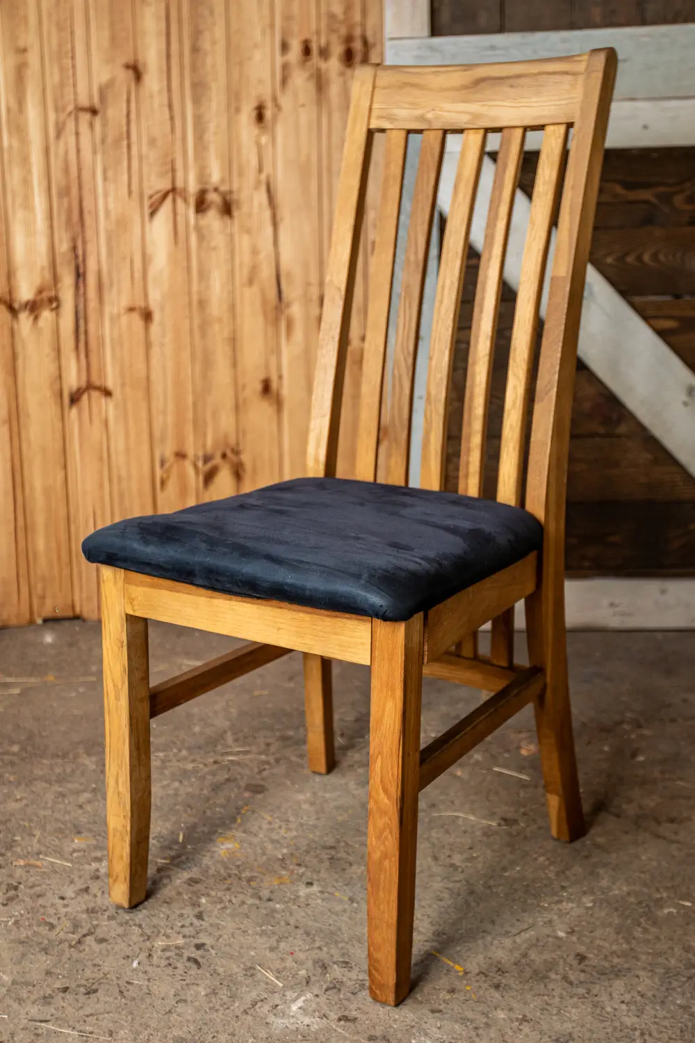 Krēsls ALEKS, brūns/koka