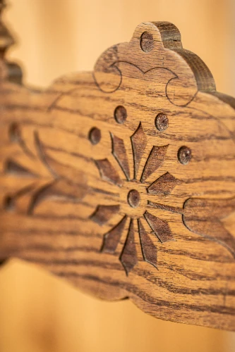 Krēsls REGINA, brūns/koka