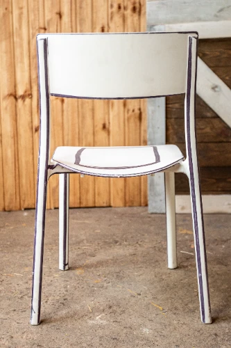 Krēsls JANI, balts/plastikāta