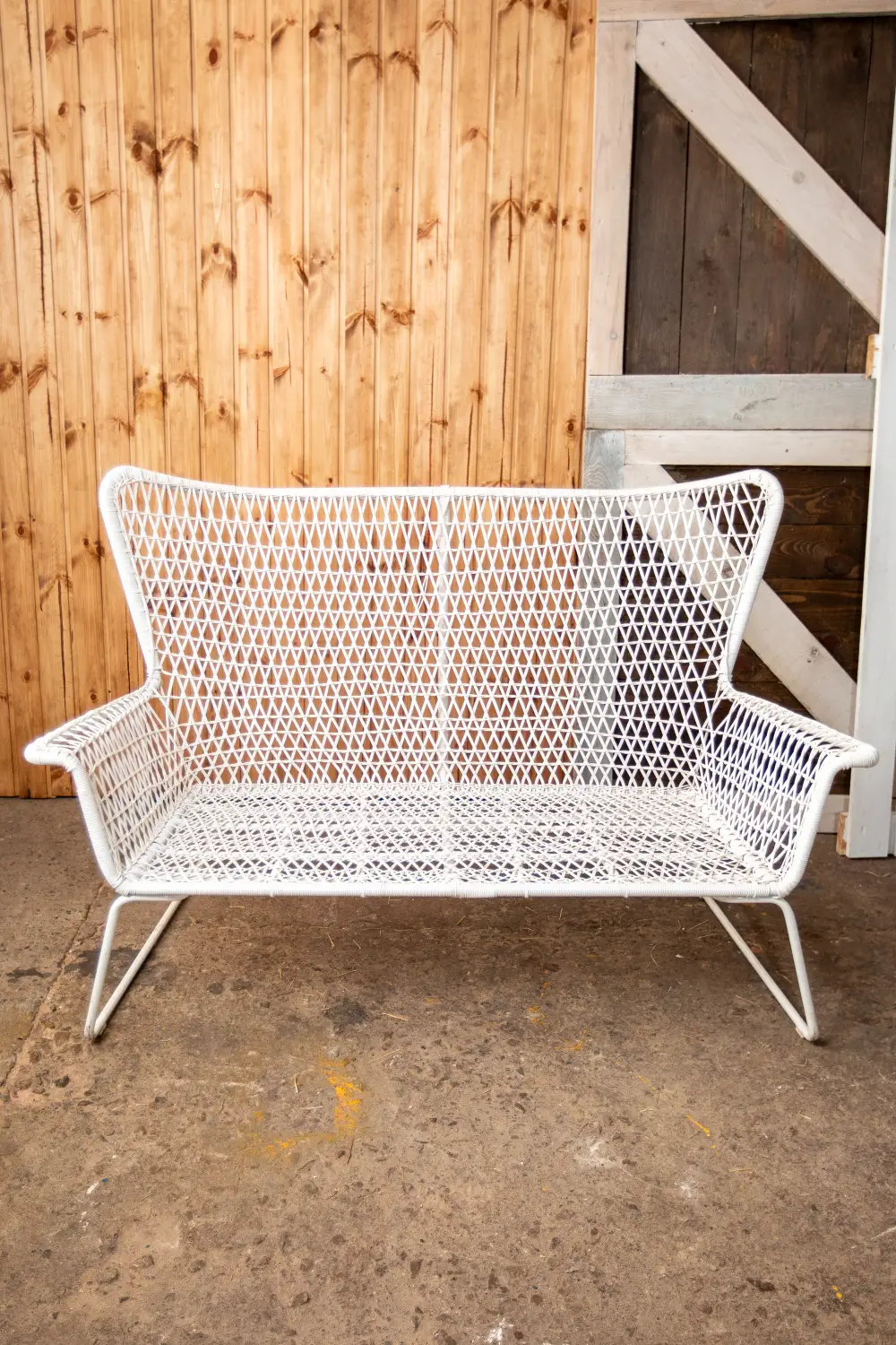 Dārza sofa HOGA, balta
