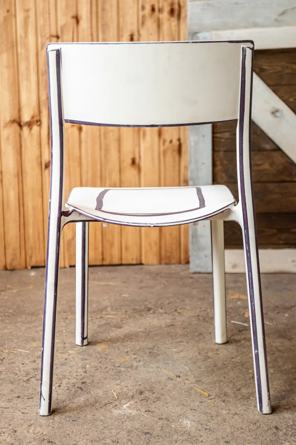 Krēsls JANI, balts/plastikāta