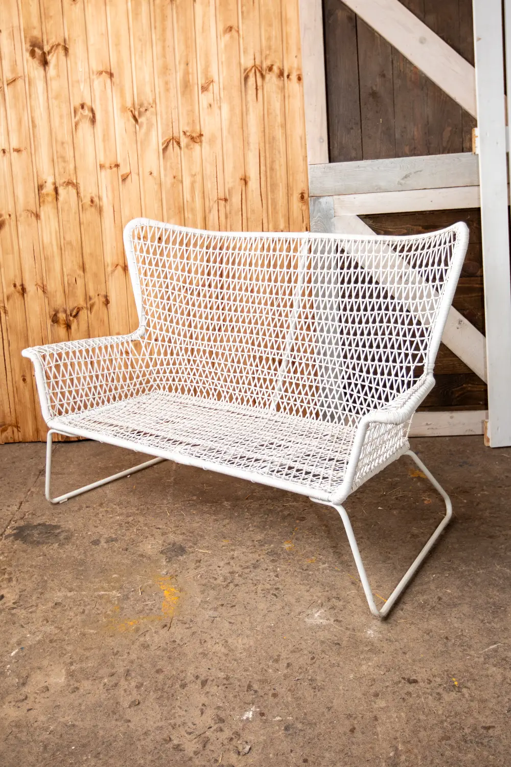 Dārza sofa HOGA, balta