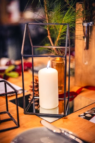 Galda dekors M GD1, melns