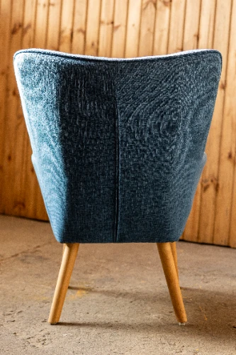 Krēsls NITTA , zils/ koka