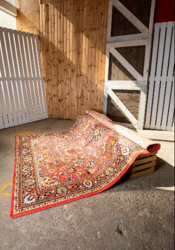 Paklājs PKL16 300x200cm, sarkans/melns/bēšs