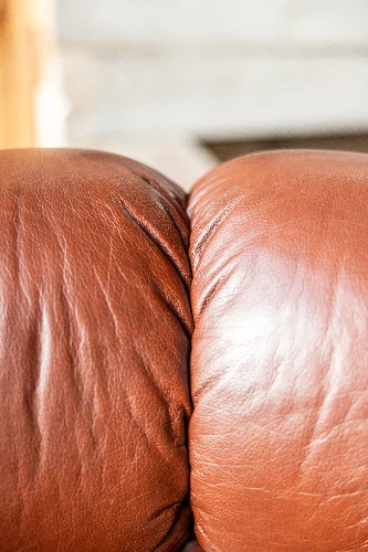 Ādas krēsls CHURCHILL, brūns