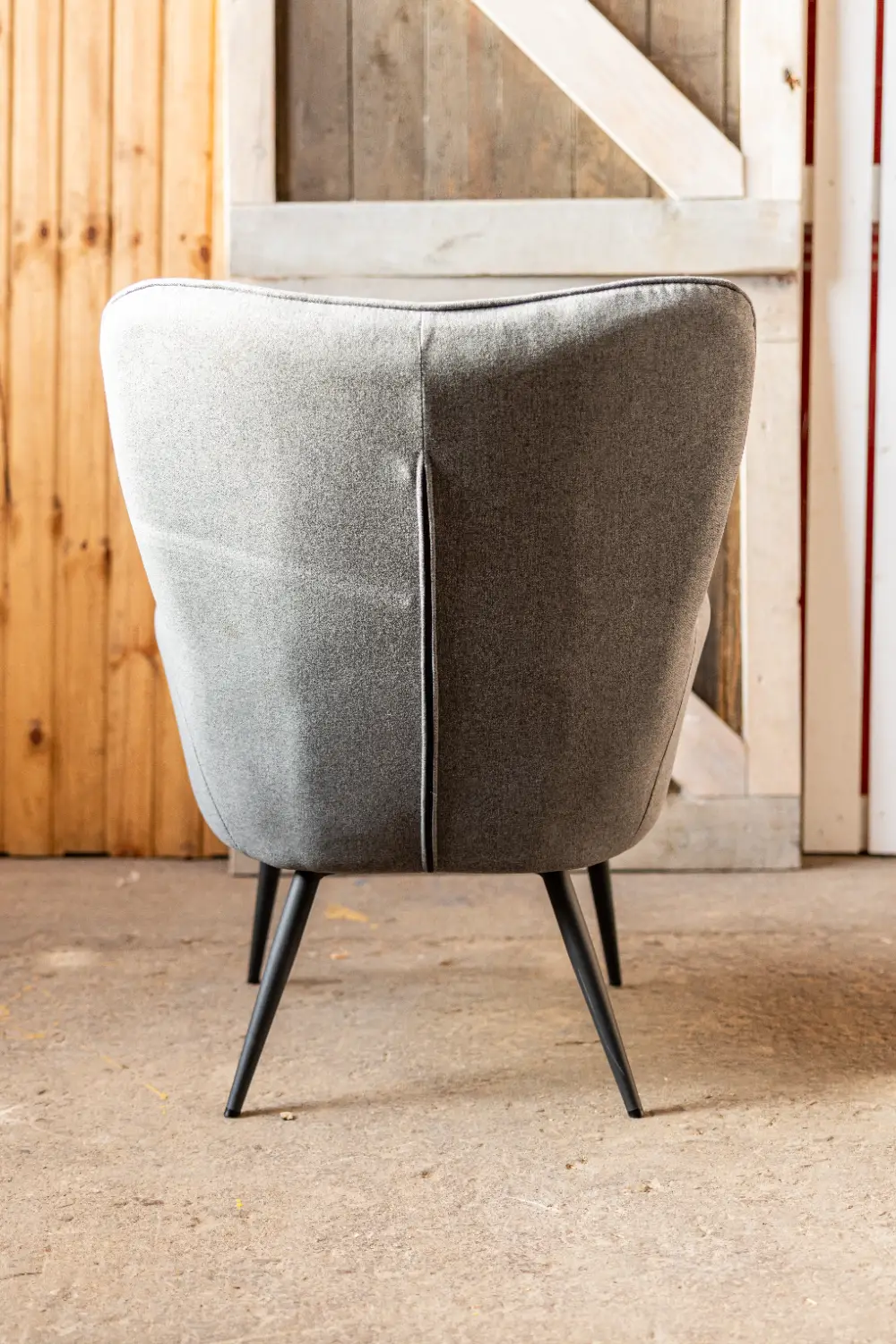 Krēsls ULMARK, pelēks/melns