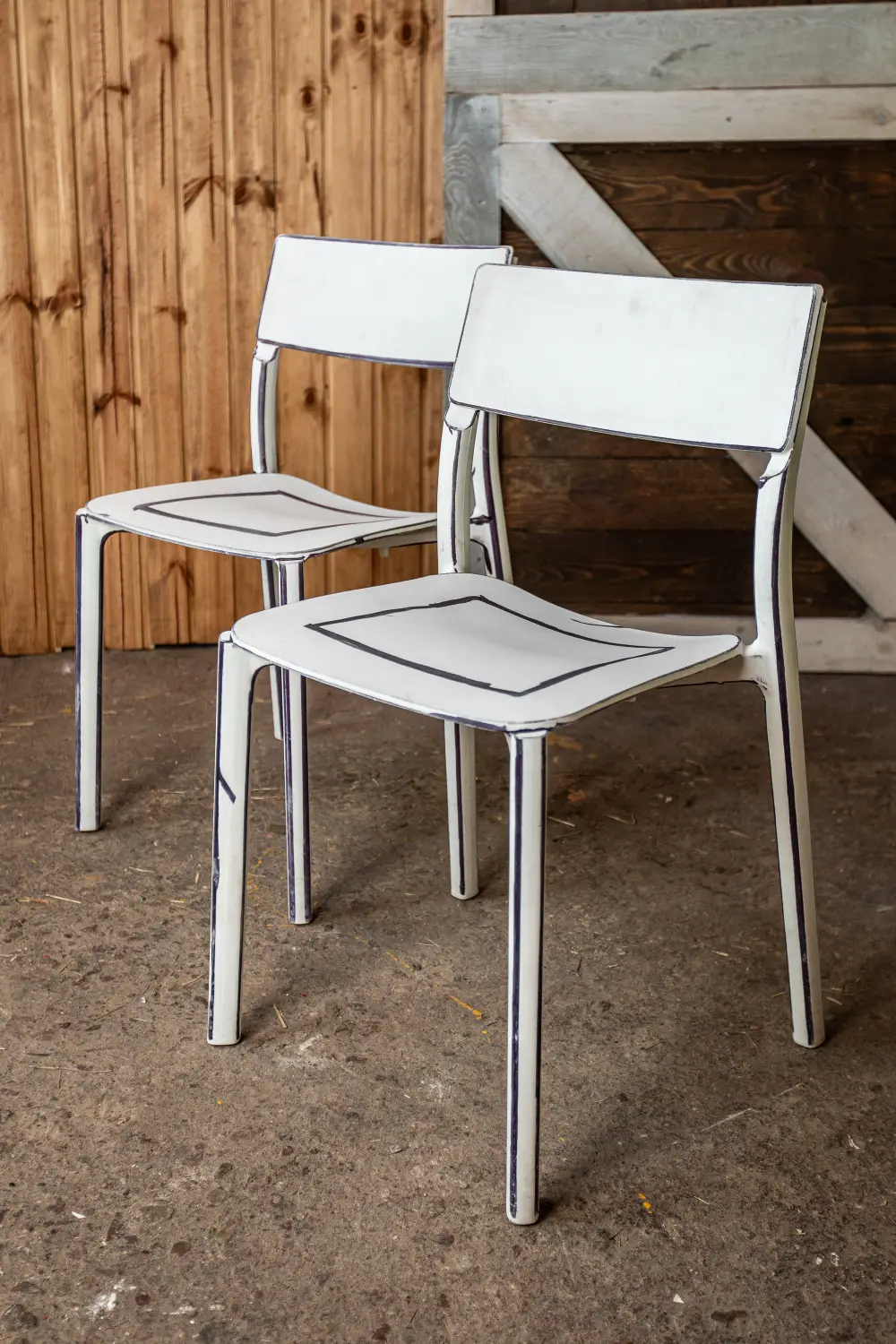 Krēsls JANI, balts/plastikāta