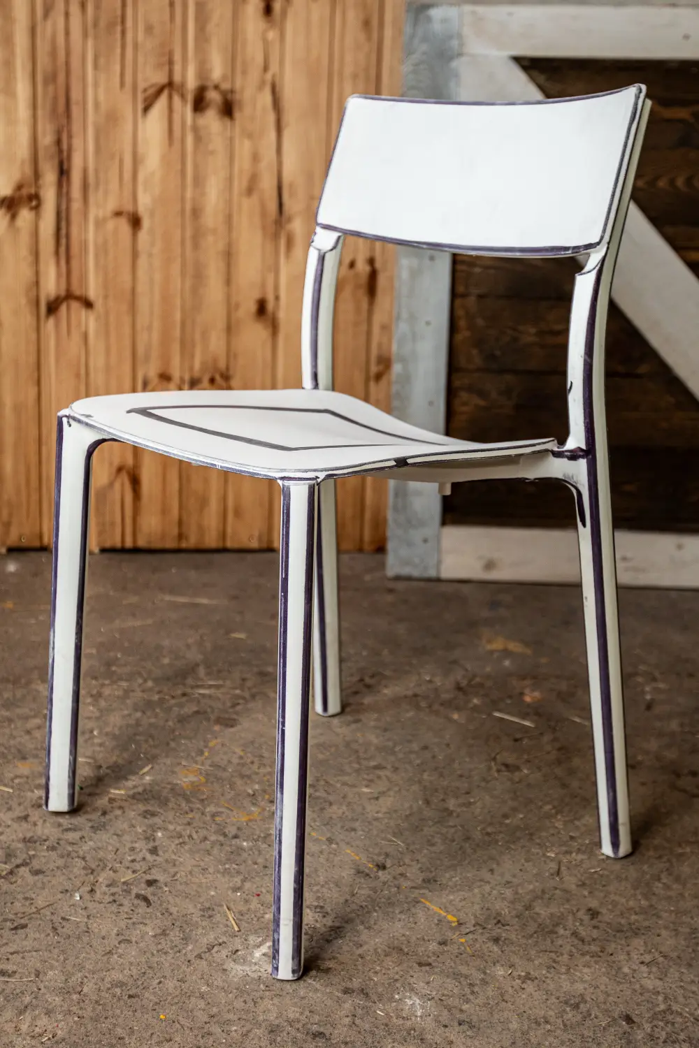 Krēsls JANI, balts/plastikāta